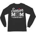 Senior Volleyball Mom Class Of 2027 Graduation Graduate Unisex Long Sleeve T-Shirt