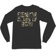 Seniors 2019 Class TShirt Camo Print T-Shirt Graduation Gift Unisex Long Sleeve T-Shirt