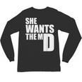 She Wants The MD Shirt Medical Graduation Doctor Unisex Long Sleeve T-Shirt