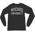Silly WICKED UNIVERSITY Introvert Salem 1692 Senior 2025 Unisex Long Sleeve T-Shirt