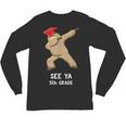 Sloth Dabbing 5th Grade Graduation Shirt Fifth Grade Grad Unisex Long Sleeve T-Shirt
