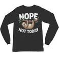 Sloth Shirts Cute Introvert Nope Not Today Sloth Unisex Long Sleeve T-Shirt Sloth Shirts Cute Introvert Nope Not Today Sloth Unisex Long Sleeve T-Shirt