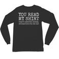 Social Interaction Introvert Humor Unisex Long Sleeve T-Shirt
