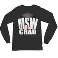 Social Work MSW Graduation Masters Degree Worker 2020 Unisex Long Sleeve T-Shirt