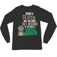 Social Work Student Masters Degree Graduation Unisex Long Sleeve T-Shirt