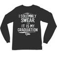 I Solemnly Swear That It's My Graduation Class Of 2024 Grad Unisex Long Sleeve T-Shirt