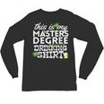 St Patricks Day Masters Degree MSW Graduation Social Work Unisex Long Sleeve T-Shirt
