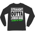 Straight Outta Junior High School Class Of 2022 Graduation Unisex Long Sleeve T-Shirt