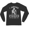 I Survived AP Calculus AB Graduation Senior 2025 Unisex Long Sleeve T-Shirt