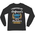 I Survived My Girlfriend's Bachelor's Degree Graduation Unisex Long Sleeve T-Shirt