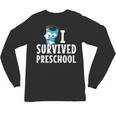 I Survived PreSchool Graduation Kids Owl Grad Shirt Unisex Long Sleeve T-Shirt