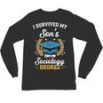 I Survived My Son's Sociology Degree Graduation Unisex Long Sleeve T-Shirt