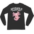 Im Only Talking To My Axolotl Today Salamander Introvert Unisex Long Sleeve T-Shirt Im Only Talking To My Axolotl Today Salamander Introvert Unisex Long Sleeve T-Shirt