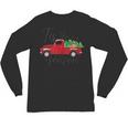 Tis The Season Holiday Nostalgia Red Truck Unisex Long Sleeve T-Shirt