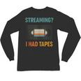 VHS Cassette Tape Retro 80s 90s Nostalgia Unisex Long Sleeve T-Shirt