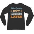 Video Gaming Now Minimal Socializing Introvert Vintage Unisex Long Sleeve T-Shirt Video Gaming Now Minimal Socializing Introvert Vintage Unisex Long Sleeve T-Shirt