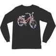 Vintage Bicycle With Playing Cards Nostalgia Unisex Long Sleeve T-Shirt Vintage Bicycle With Playing Cards Nostalgia Unisex Long Sleeve T-Shirt