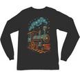 Vintage Locomotive Nostalgia Railroad Stars Unisex Long Sleeve T-Shirt Vintage Locomotive Nostalgia Railroad Stars Unisex Long Sleeve T-Shirt