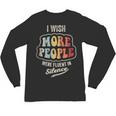 Vintage I Wish More People Were Fluent In Silence Introvert Unisex Long Sleeve T-Shirt Vintage I Wish More People Were Fluent In Silence Introvert Unisex Long Sleeve T-Shirt