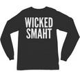 Wicked Smaht Boston Accent Graduation Tee Unisex Long Sleeve T-Shirt