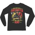 Woman Firefighter Aunt TiTi Auntie Black Graduation Unisex Long Sleeve T-Shirt