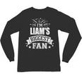 Women's Liam Personalized Name Sports Fan Birthday Graduation Unisex Long Sleeve T-Shirt