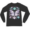 Y2K Butterfly Floppy Disk Art Digital Nostalgia Unisex Long Sleeve T-Shirt Y2K Butterfly Floppy Disk Art Digital Nostalgia Unisex Long Sleeve T-Shirt