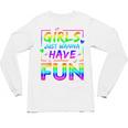 80's Girls Just Wanna Have Fun Nostalgia 1980s Style Premium Tri-Blend Unisex Long Sleeve T-Shirt