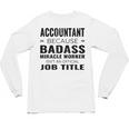 Accountant Graduation Future Accountant Men Women Unisex Long Sleeve T-Shirt