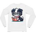 Adorable Book Lover Border Collie With Reading Glasses Cute Raglan Baseball Tee Unisex Long Sleeve T-Shirt Adorable Book Lover Border Collie With Reading Glasses Cute Raglan Baseball Tee Unisex Long Sleeve T-Shirt