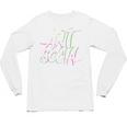 Antisocial Introvert I Hate People Antisocial Club EDM Premium Tri-Blend Unisex Long Sleeve T-Shirt