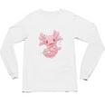 Axolovert Axolotl Humor Salamander Introvert Unisex Long Sleeve T-Shirt
