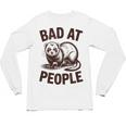 Bad At People Ferret Introvert Saying Slogan Unisex Long Sleeve T-Shirt Bad At People Ferret Introvert Saying Slogan Unisex Long Sleeve T-Shirt