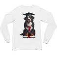 Bernese Mountain Dog Graduation Cap Graduate Training School For Men Women Girls Kids Unisex Long Sleeve T-Shirt