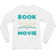 The Book Was Better Than The Movie Literary Library Bookworm Premium Tri-Blend Unisex Long Sleeve T-Shirt