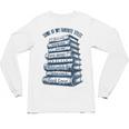 Book Lover Bookish Reader Bibliophile Book Nerd Titles Unisex Long Sleeve T-Shirt