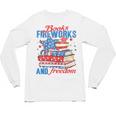 Books Fireworks And Freedom 4th Of July Book Lover Unisex Long Sleeve T-Shirt Books Fireworks And Freedom 4th Of July Book Lover Unisex Long Sleeve T-Shirt