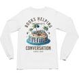 Books Helping Introvert Avoid Conversation Unisex Long Sleeve T-Shirt Books Helping Introvert Avoid Conversation Unisex Long Sleeve T-Shirt