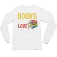 Books Are My Love Language Stack Unisex Long Sleeve T-Shirt