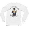 Boys Girls Preschool Graduate Sloth Graduation Cap Unisex Long Sleeve T-Shirt