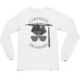 Certified Graduate Vintage Mortarboard Graduation Unisex Long Sleeve T-Shirt