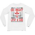 Christian Lawyer Attorney Law Student Graduation Exam Unisex Long Sleeve T-Shirt