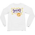 Class Of 2022 Senior Year 90's TV Style Graduation For Grad Unisex Long Sleeve T-Shirt