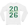 Class Of 2026 Graduation Varsity Green And On The Back Unisex Long Sleeve T-Shirt