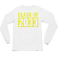 Class Of 2033 Future Graduation Tee T-Shirt Unisex Long Sleeve T-Shirt