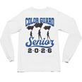 Color Guard Senior 2026 Flags Marching Band Graduation Grad Unisex Long Sleeve T-Shirt