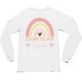 Cosmetology Instructor Cosmetologist Graduation Rainbow Unisex Long Sleeve T-Shirt