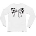 Cow Print Bow And Stethoscope Nurse RN Graduation Coquette Unisex Long Sleeve T-Shirt