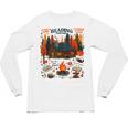 Cozy Reading Cabin Retreat Fall Bookish Autumn Cozy Reader Unisex Long Sleeve T-Shirt