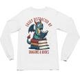 Dark Romance Romantasy Easily Distracted By Dragons & Books Unisex Long Sleeve T-Shirt